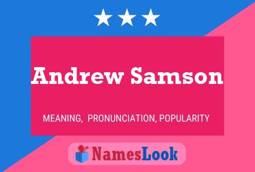 Andrew Samson Namensposter