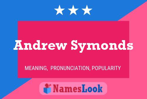 Andrew Symonds Namensposter