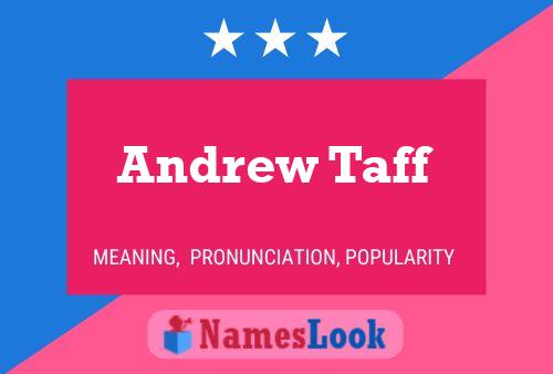 Andrew Taff Namensposter