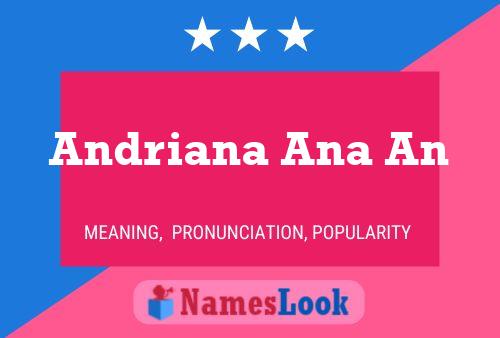 Andriana Ana An Namensposter