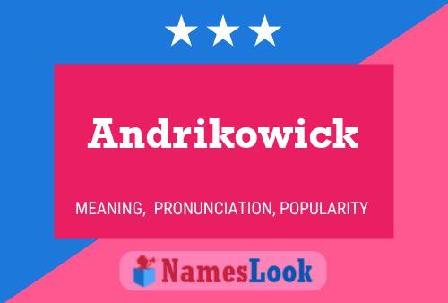 Andrikowick Namensposter