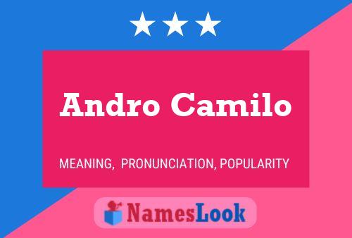 Andro Camilo Namensposter