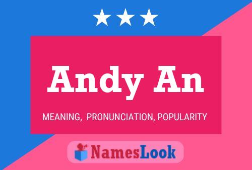 Andy An Namensposter