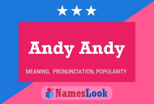 Andy Andy Namensposter