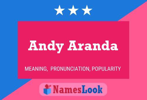 Andy Aranda Namensposter