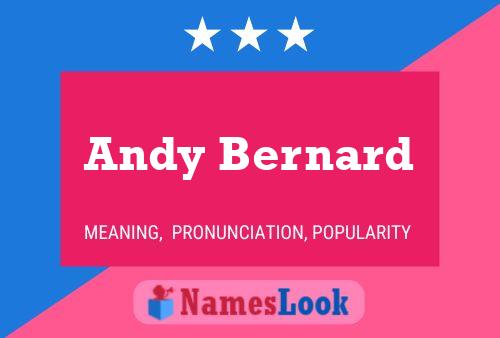 Andy Bernard Namensposter