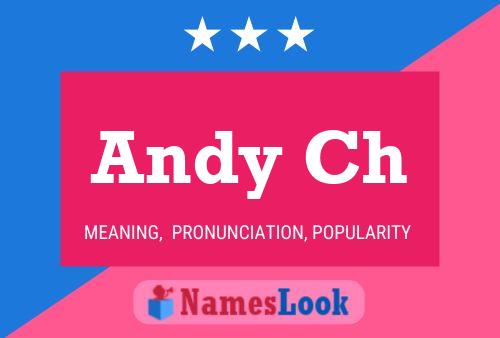 Andy Ch Namensposter