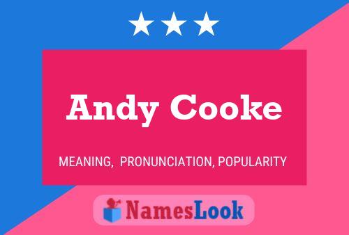 Andy Cooke Namensposter