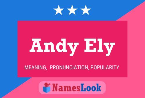 Andy Ely Namensposter