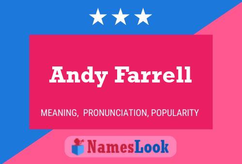 Andy Farrell Namensposter