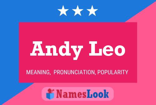 Andy Leo Namensposter