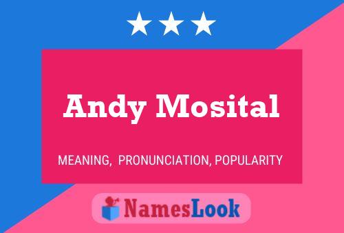 Andy Mosital Namensposter