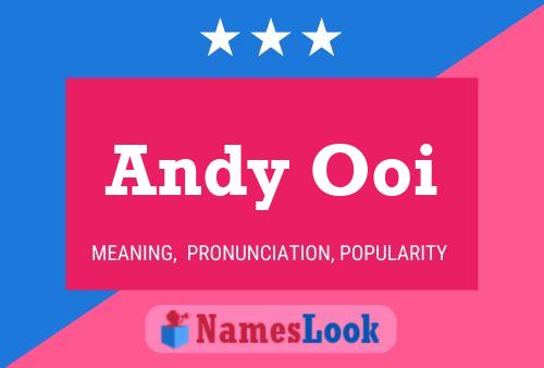 Andy Ooi Namensposter