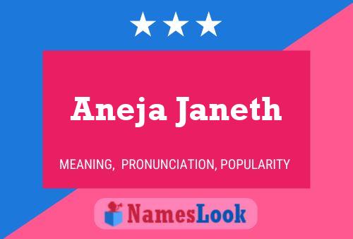 Aneja Janeth Namensposter