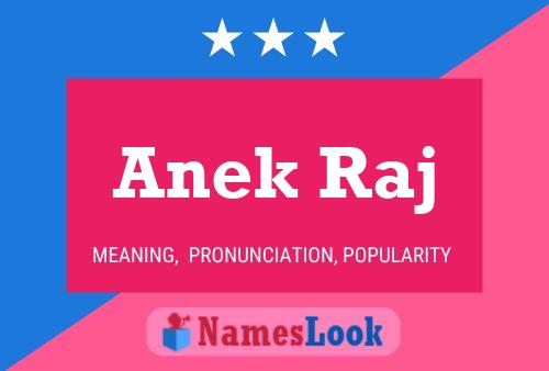 Anek Raj Namensposter