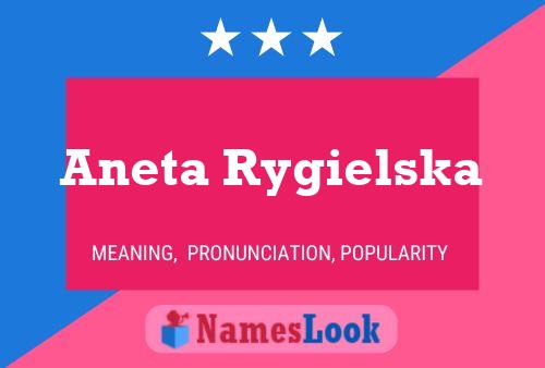 Aneta Rygielska Namensposter