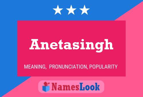 Anetasingh Namensposter