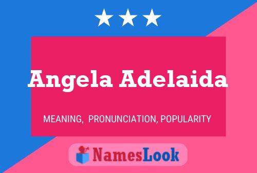 Angela Adelaida Namensposter