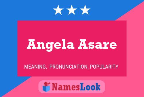 Angela Asare Namensposter