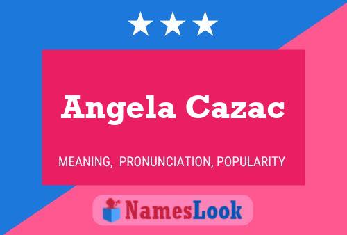 Angela Cazac Namensposter