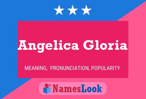 Angelica Gloria Namensposter