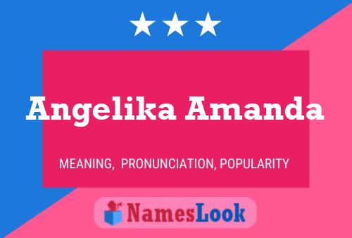 Angelika Amanda Namensposter