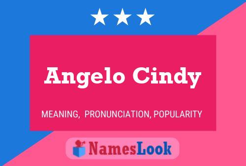 Angelo Cindy Namensposter