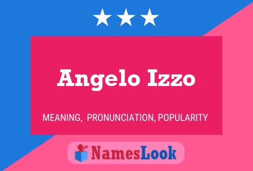 Angelo Izzo Namensposter