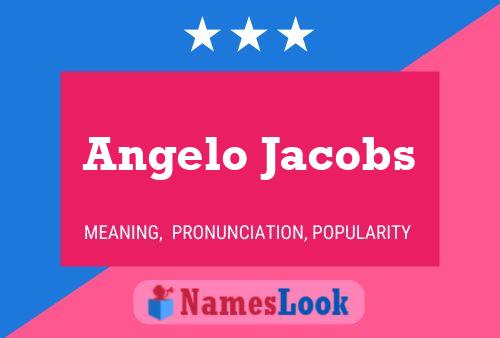 Angelo Jacobs Namensposter