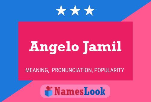 Angelo Jamil Namensposter