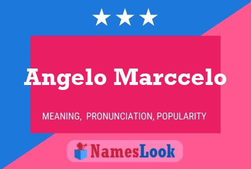 Angelo Marccelo Namensposter