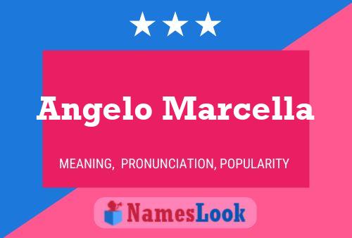 Angelo Marcella Namensposter