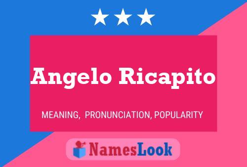 Angelo Ricapito Namensposter