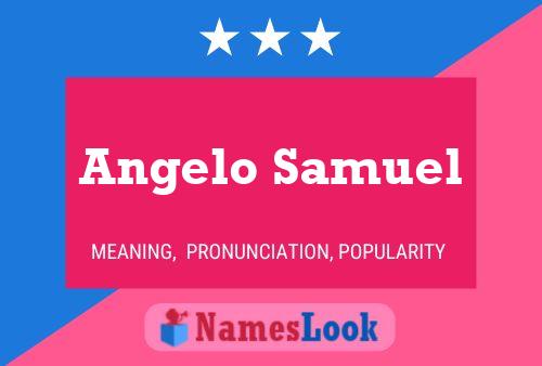 Angelo Samuel Namensposter