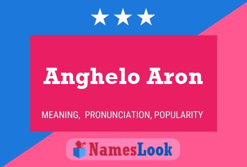 Anghelo Aron Namensposter