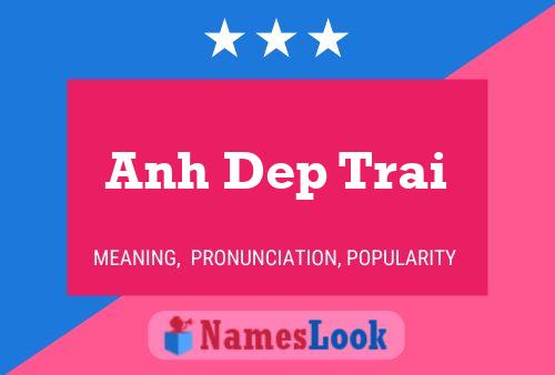 Anh Dep Trai Namensposter