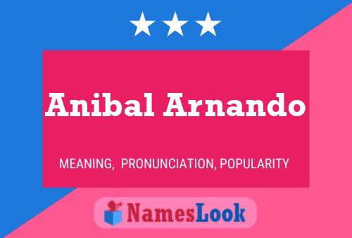 Anibal Arnando Namensposter