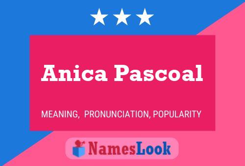 Anica Pascoal Namensposter