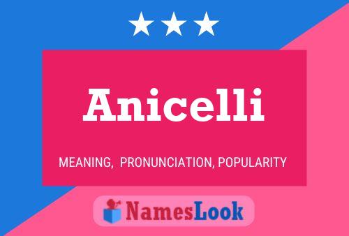 Anicelli Namensposter