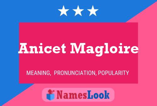 Anicet Magloire Namensposter