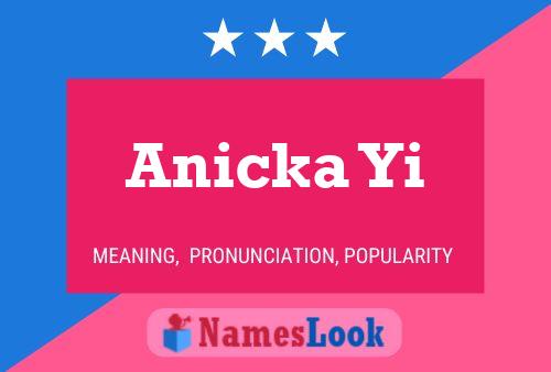 Anicka Yi Namensposter