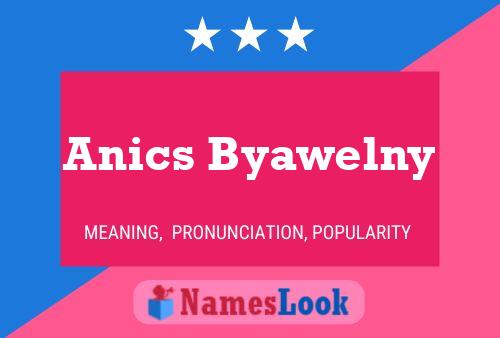 Anics Byawelny Namensposter