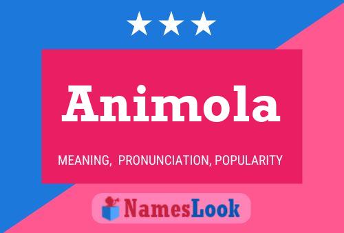 Animola Namensposter