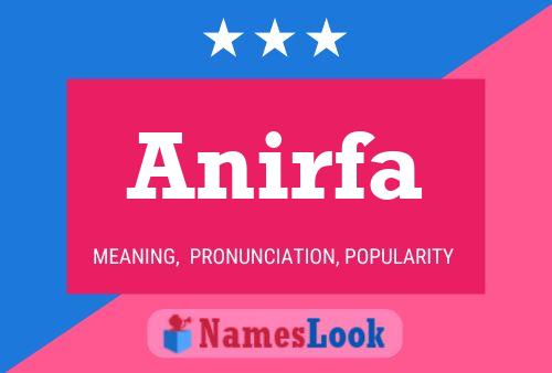 Anirfa Namensposter