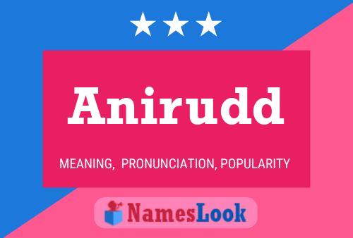 Anirudd Namensposter