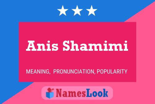 Anis Shamimi Namensposter