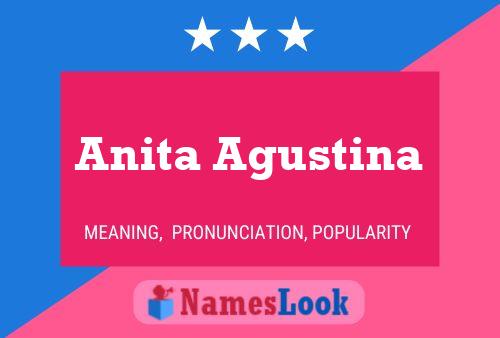 Anita Agustina Namensposter