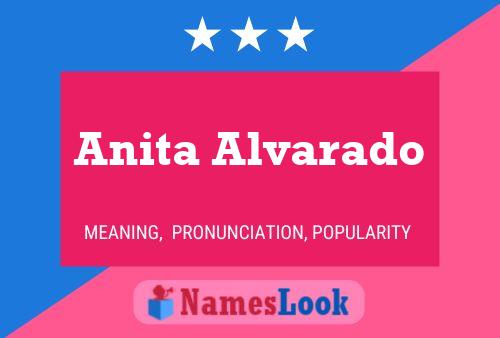 Anita Alvarado Namensposter