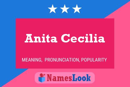 Anita Cecilia Namensposter