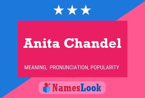 Anita Chandel Namensposter